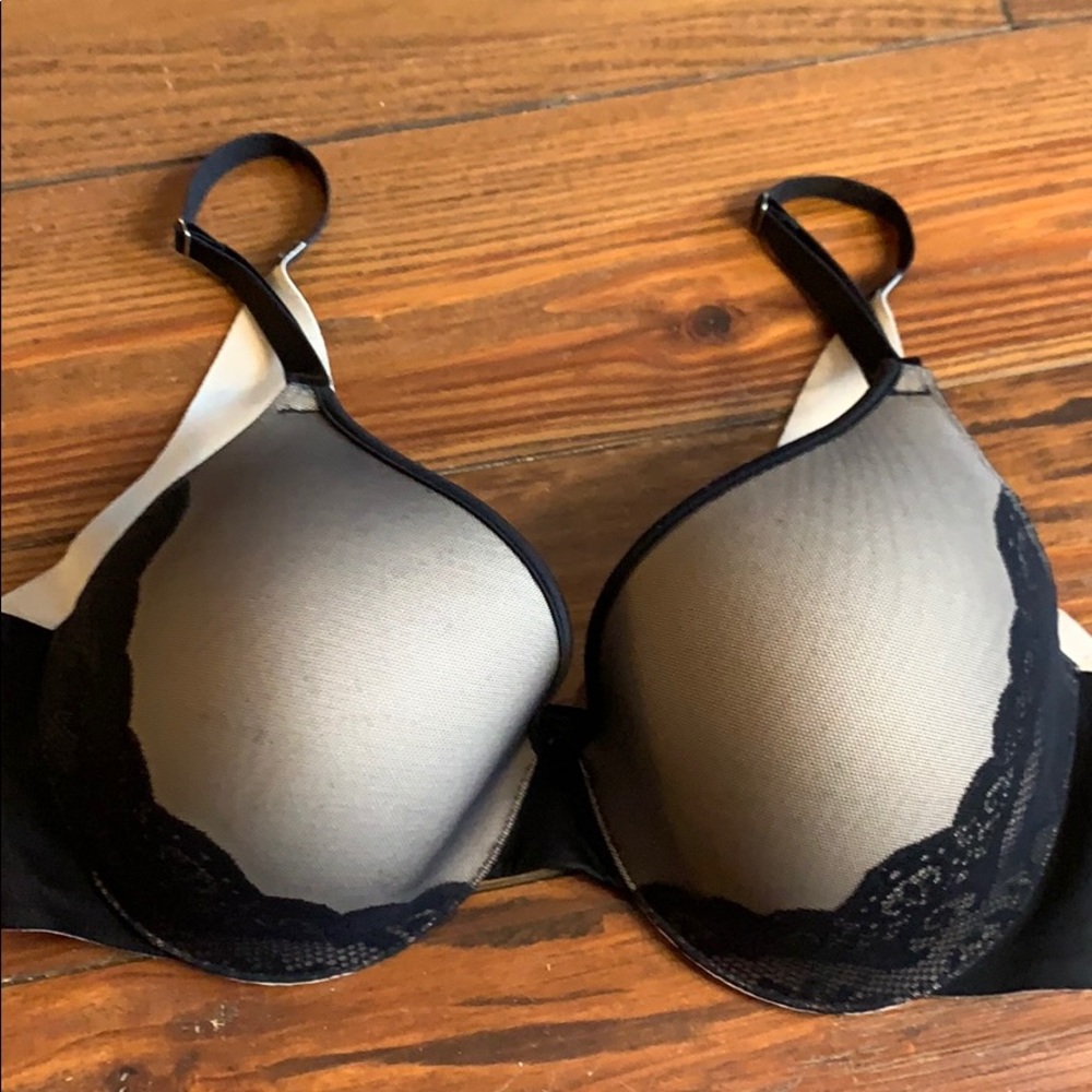 Soma black lace bra 34D